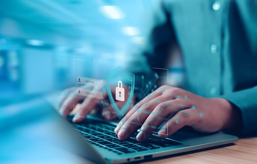 Businessman,Showing,Cyber,Security,Concept,User,Privacy,Security,And,Internet