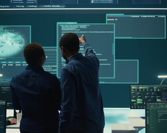 Cyber,Security,Team,Conducting,Cyber,Surveillance,In,A,Governmental,Control